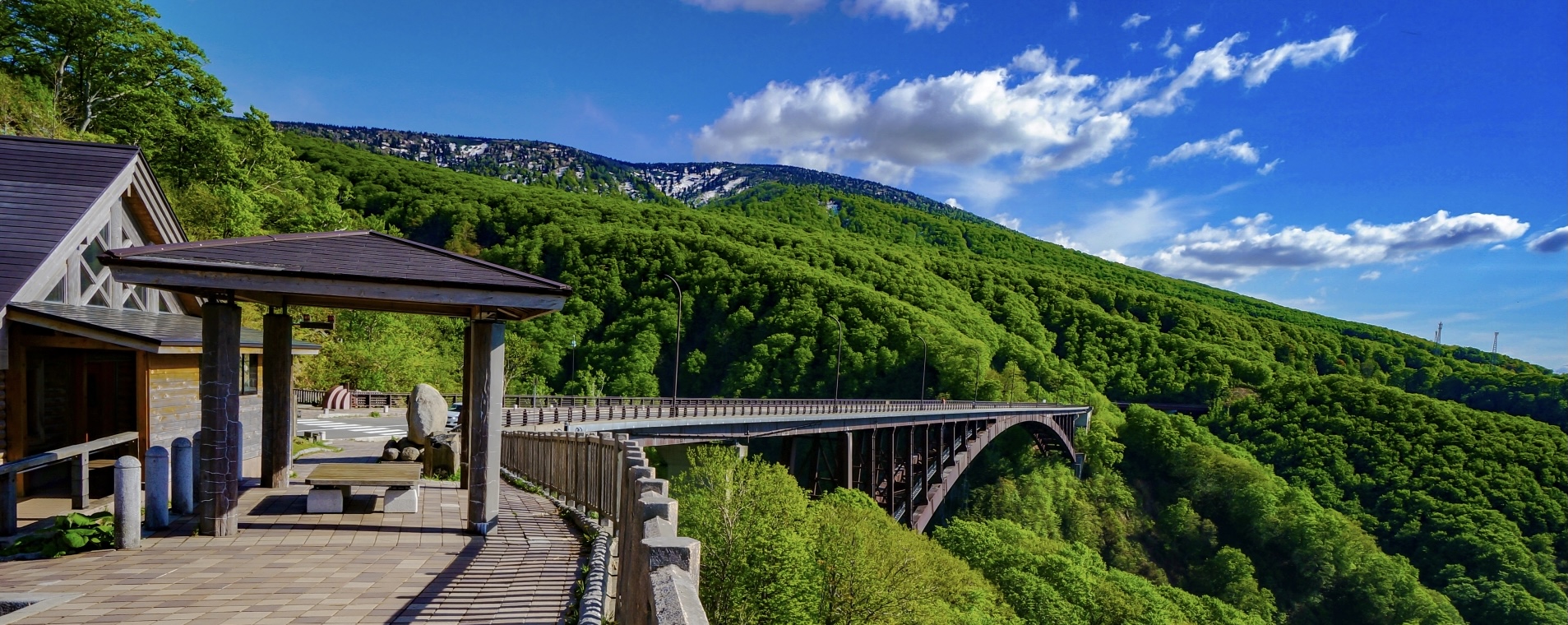 青森県城ヶ倉橋の写真